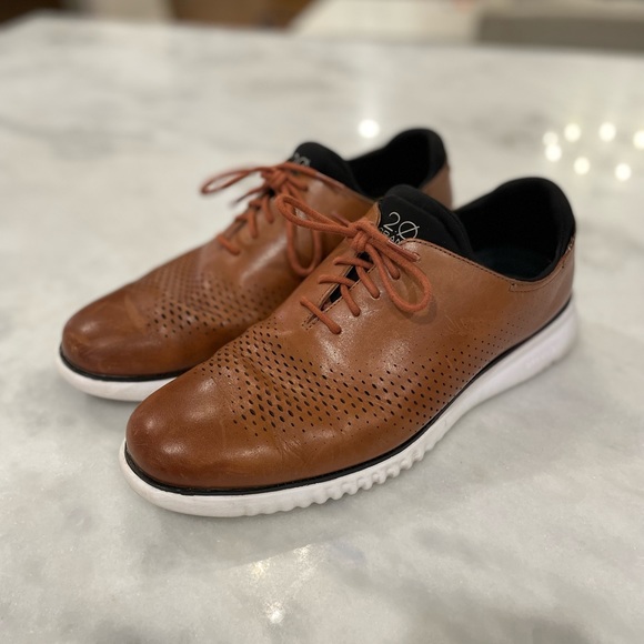 Men’s Cole Haan Zero Grand Leather Shoes. Size 11W - Picture 1 of 5
